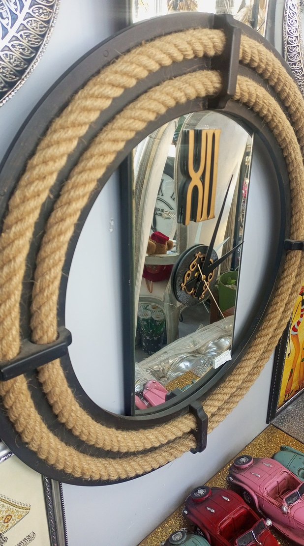 Kahverengi Halat Detaylı Duvar Saati - Görsel 3