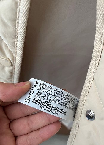 Krem bershka yelek - Görsel 3