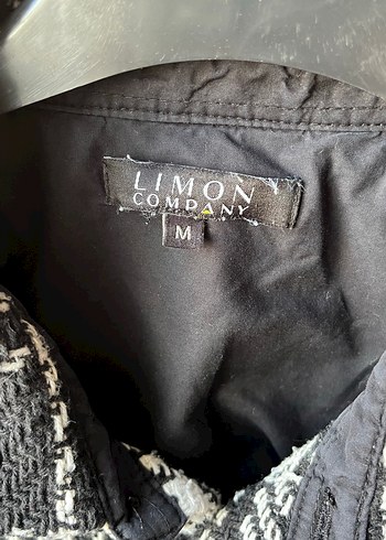 Siyah Beyaz Ekose Düğmeli Erkek Ceket Gömlek - Görsel 2