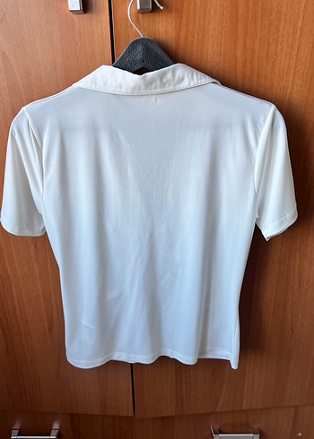 Beyaz Kısa Kollu Düğmeli Gömlek - Görsel 3