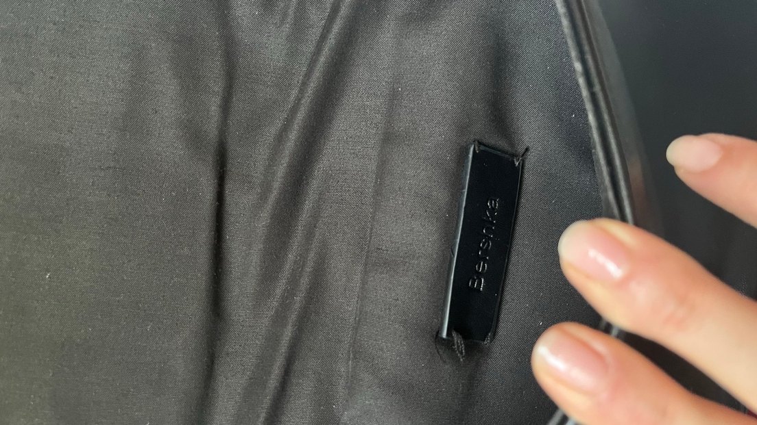 Siyah Deri Örgülü Kadın Çanta - Görsel 5