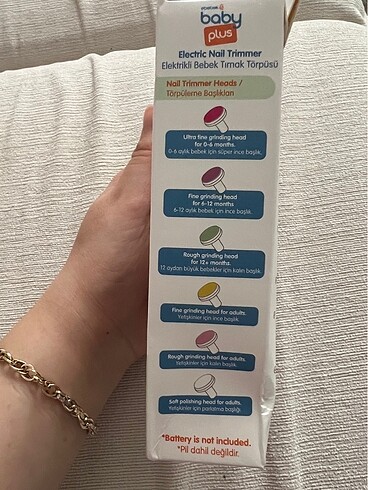  Beden Elektrikli bebek tırnak törpüsü