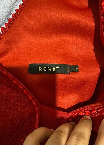 44 Beden kırmızı Renk Elbise