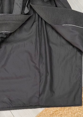 Y Londan Kahverengi Kürklü Yaka Kaban - Görsel 5