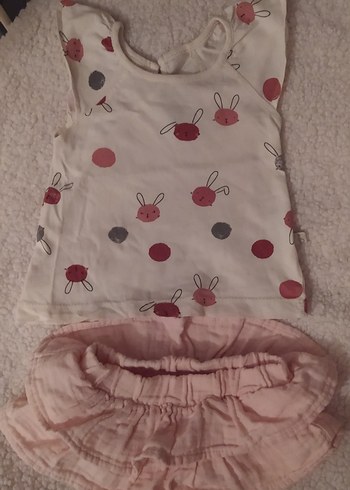 E Bebek Fırfırlı Kız Bebek Takım - Görsel 2