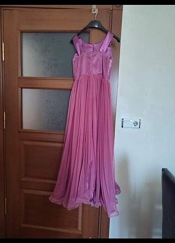 12-13 Yaş Beden Çocuk abiye pembe