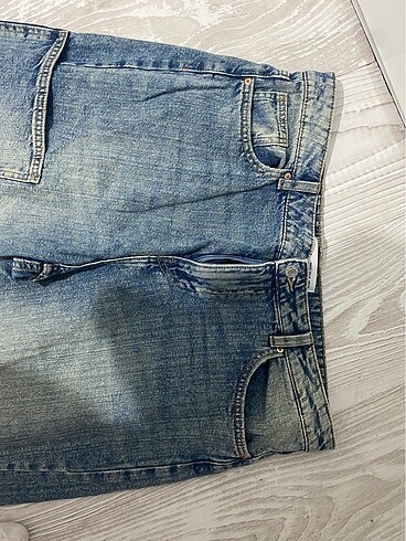 Bershka kadin kot pantolon