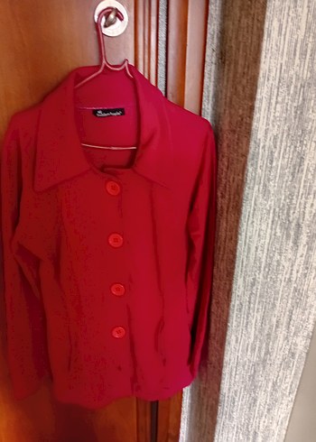 Pembe Düğmeli Midi Hamile Kaban - Görsel 2