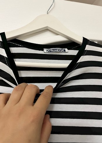 Çizgili Uzun Tunik - Görsel 2