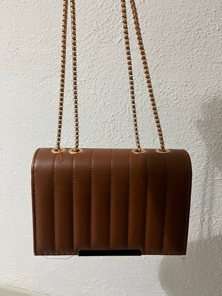 Kahverengi Deri Çanta - Görsel 2