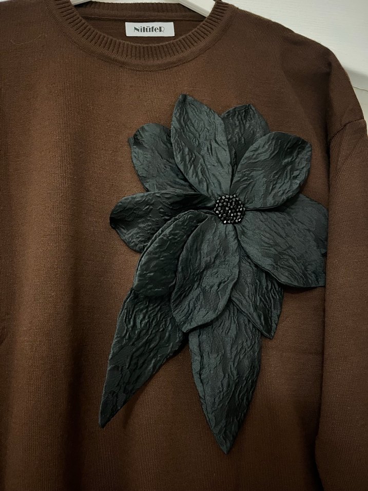 Kahverengi Kadın Tunik - Görsel 2