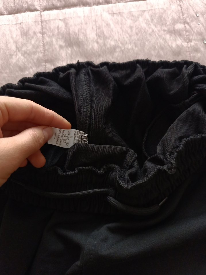 Erkek Siyah Rahat Kesim Eşofman Altı boy 103cm bilek 19cm - Görsel 3