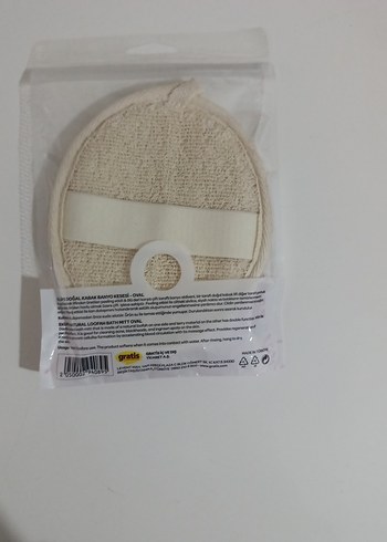 Doğal Kabak Banyo Kesesi Oval - Görsel 2