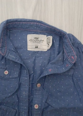 Uzun Kollu Denim Gömlek - Görsel 3