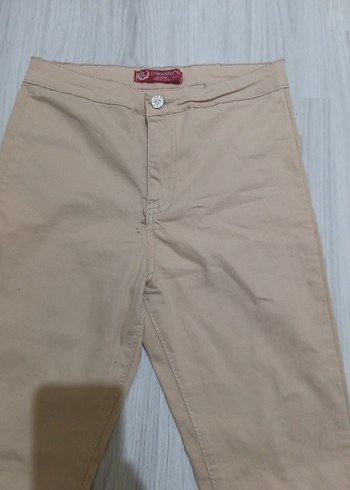 Bej Kadın Regular Fit Kumaş Pantolon - Görsel 2