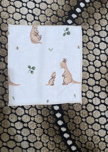 Nakışlı Erkek Mendili Boyu 20 cm Eni 19 cm - Görsel 2