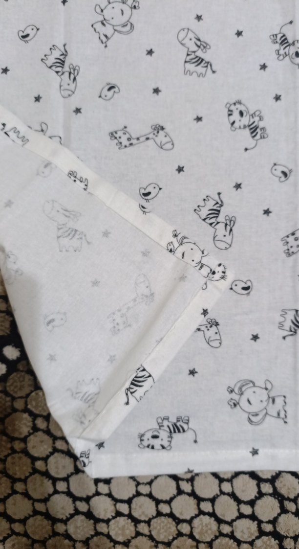 Beyaz Desenli Çocuk Battaniyesi çok amaçlı - Görsel 5