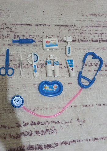 Çocuklar için Renkli Doktor Seti Oyuncak - Görsel 2