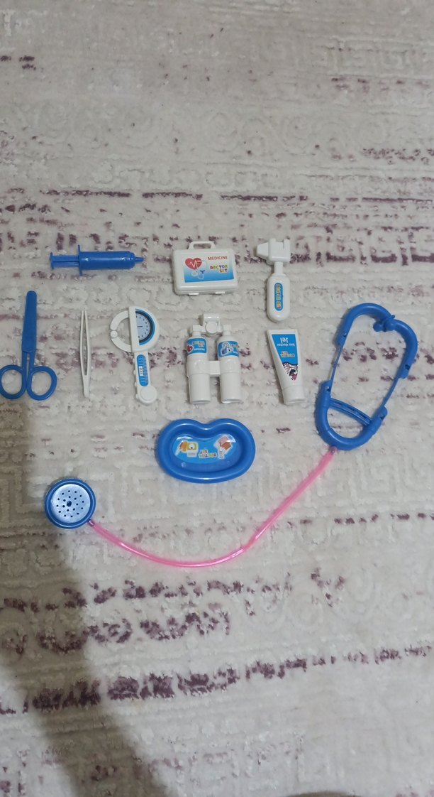 Çocuklar için Renkli Doktor Seti Oyuncak - Görsel 2