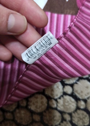 Pembe Çiçek Desenli Fırfırlı Kadın Fular - Görsel 4