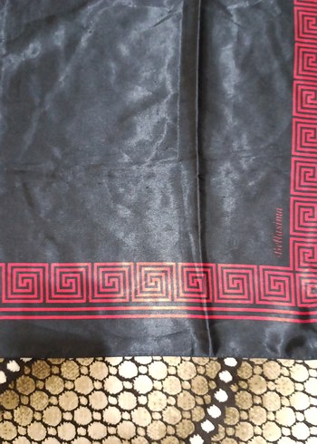 Koyu Siyah Kadın Fular - Görsel 3