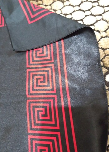 Koyu Siyah Kadın Fular - Görsel 5