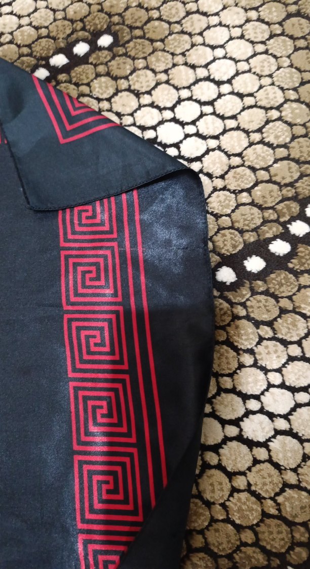 Koyu Siyah Kadın Fular - Görsel 4