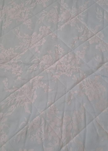 Pastel Beyaz Düz Desenli Yatak Örtüsü - Görsel 7