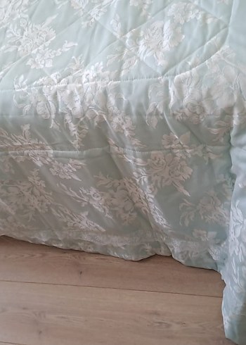 Pastel Beyaz Düz Desenli Yatak Örtüsü - Görsel 9
