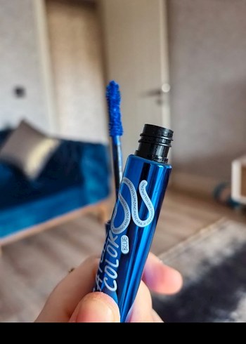 Mavi Parlak Maskara - Görsel 3