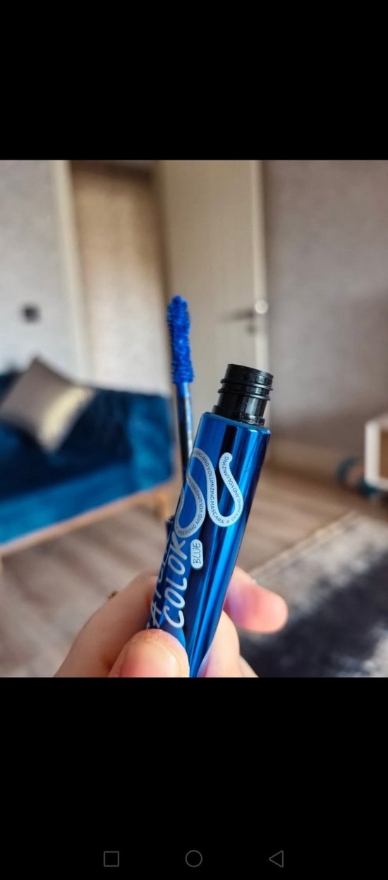 Mavi Parlak Maskara - Görsel 3