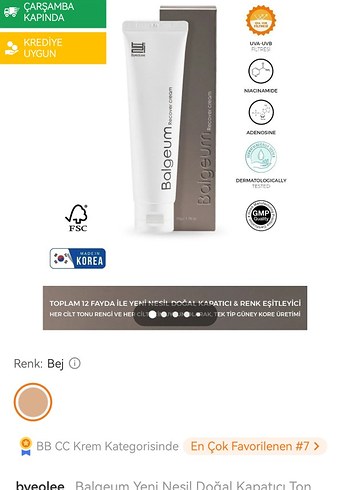 Balgeum BB Krem - Görsel 6