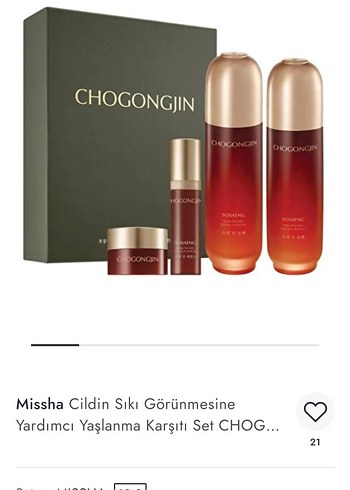 Missha chogongjin set - Görsel 7