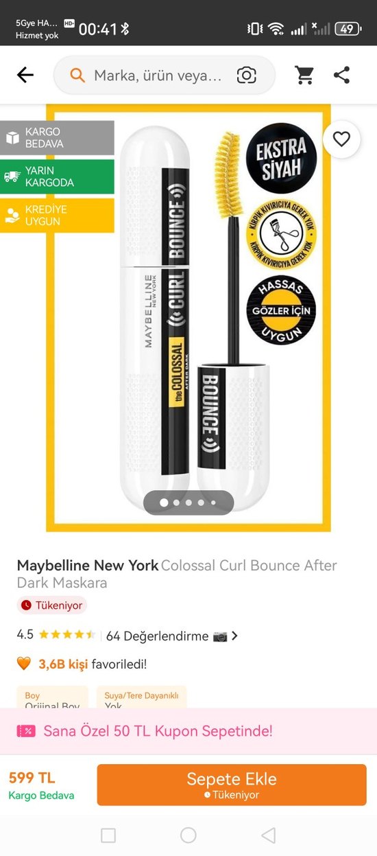 Maybelline Maskara - Görsel 5