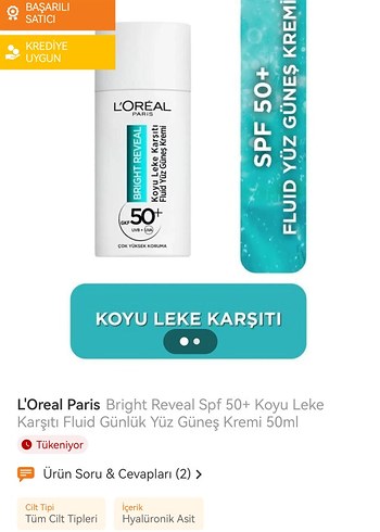 L'Oréal Bright Reveal SPF 50+ Güneş Koruyucu - Görsel 4