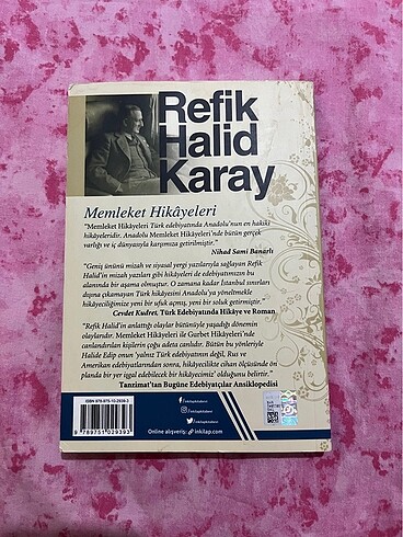 Memleket hikayeleri refik Halid Karay