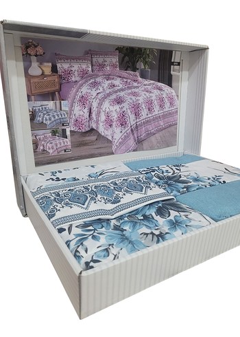 Çiçek Desenli Çok Renkli Nevresim Takımı - Görsel 2