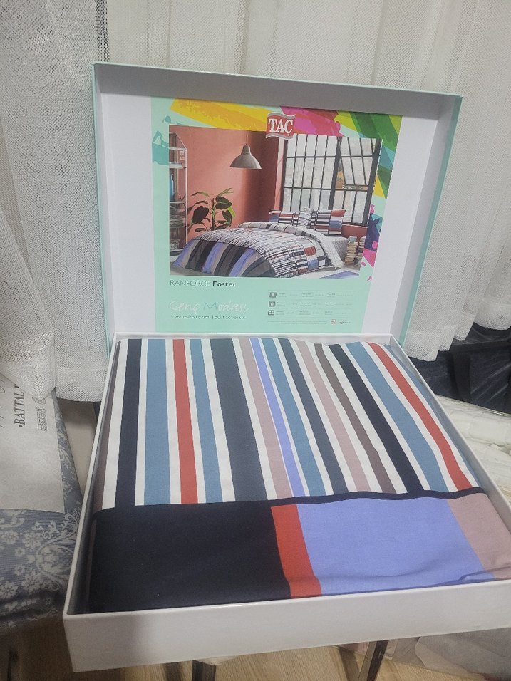 TAÇ Tek Kişilik lastikli nevresim takımı - Görsel 2