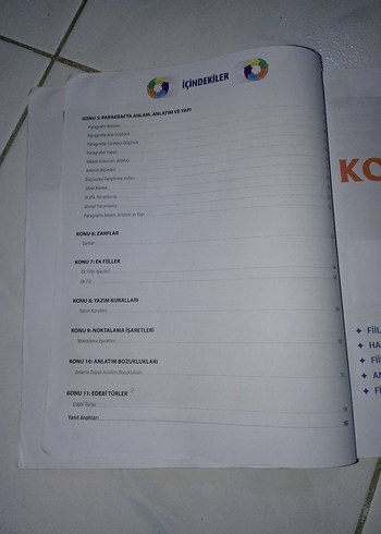 Beden Renk koşul yayıncılık Türkçe 7.sınıf soru bankası