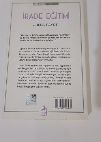 İrade Eğitimi - Jules Payot - Görsel 2