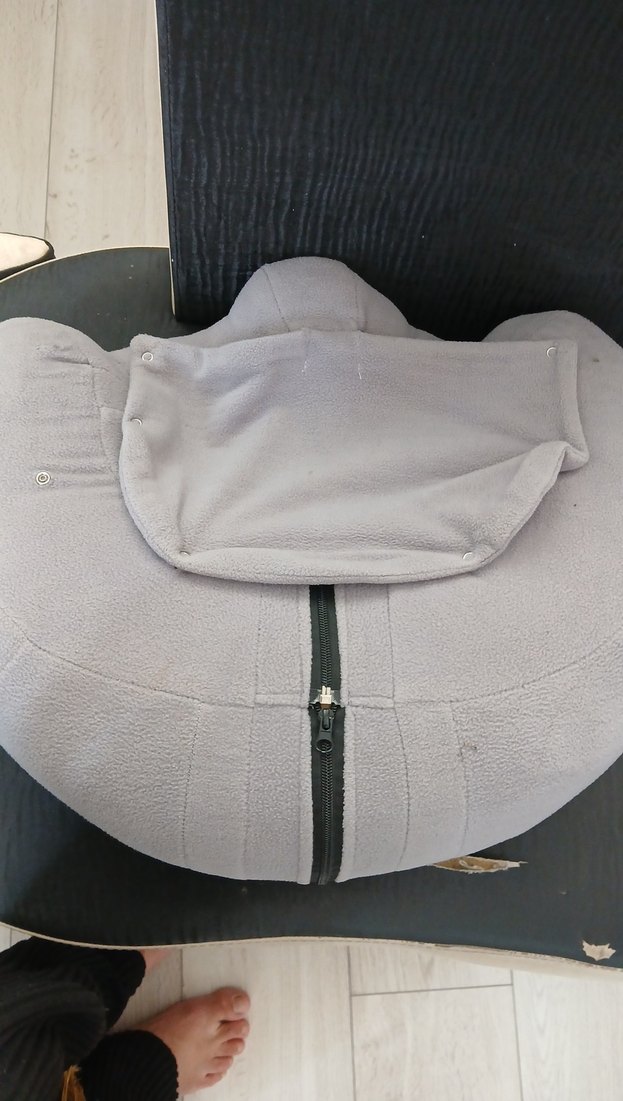 Gri Emzirme ve Hamilelik Destek Yastığı - Görsel 4