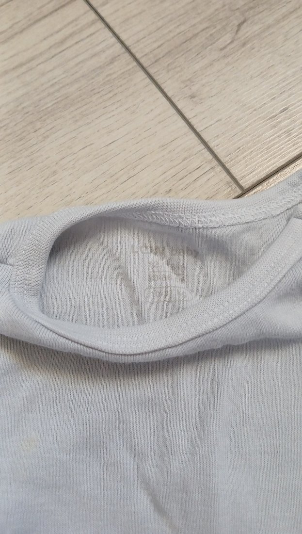 Gri Uzun Kollu Pamuklu Bebek Body - Görsel 2