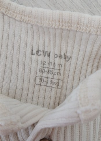 Düğmeli Beyaz Bebek Body - Görsel 4