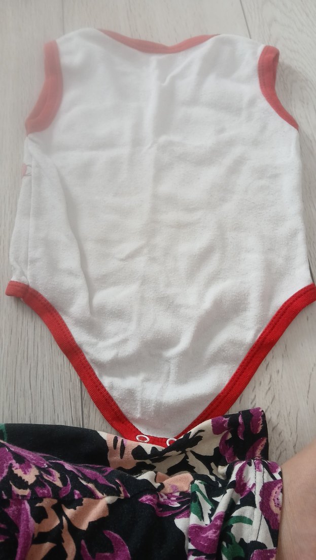 Kız Bebek Baskılı Kolsuz Body - Görsel 4