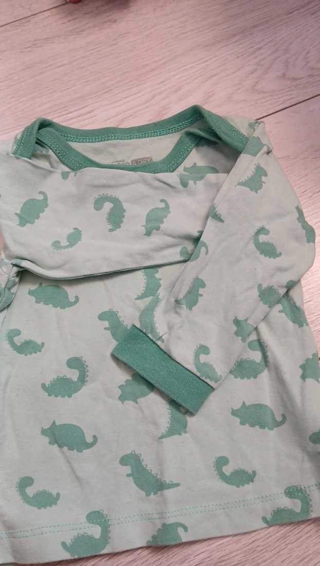 Uzun Kollu Düğmeli Bebek Hastane Kıyafeti - Görsel 2