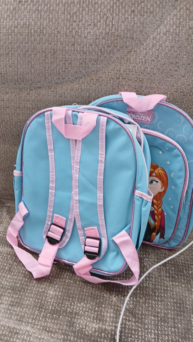 Renkli Frozen Temalı Çocuk Okul Çantası - Görsel 3