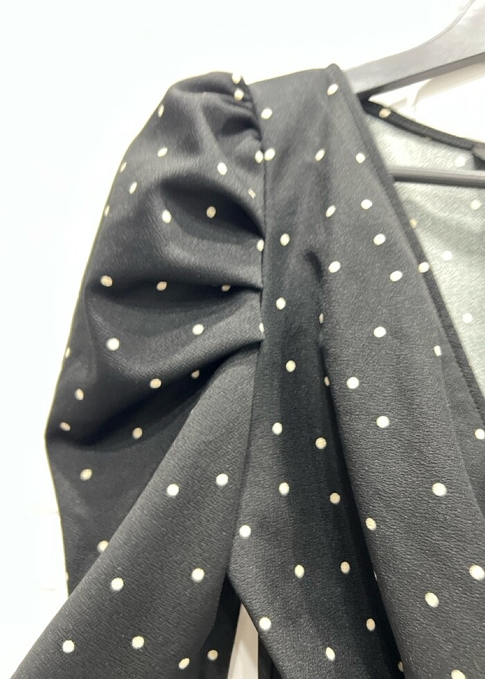 Puantıyelı elbıse - Görsel 2