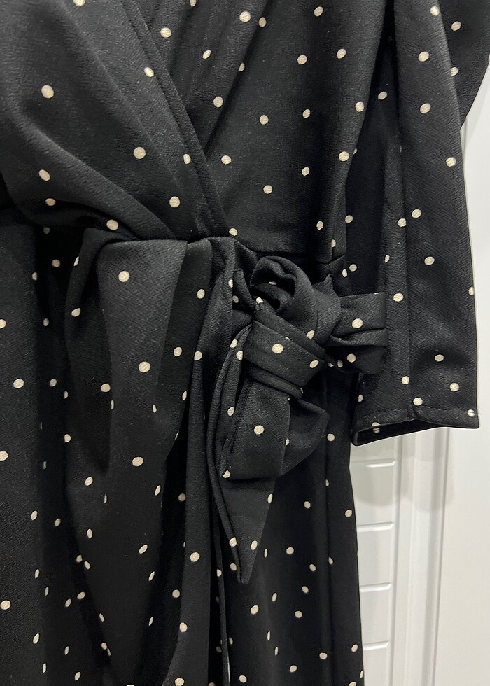 Puantıyelı elbıse - Görsel 3