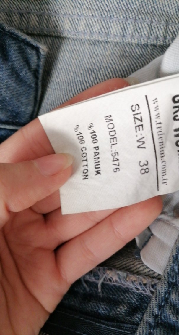 Gevşek Kesim Kadın Kot Pantolon - Görsel 5