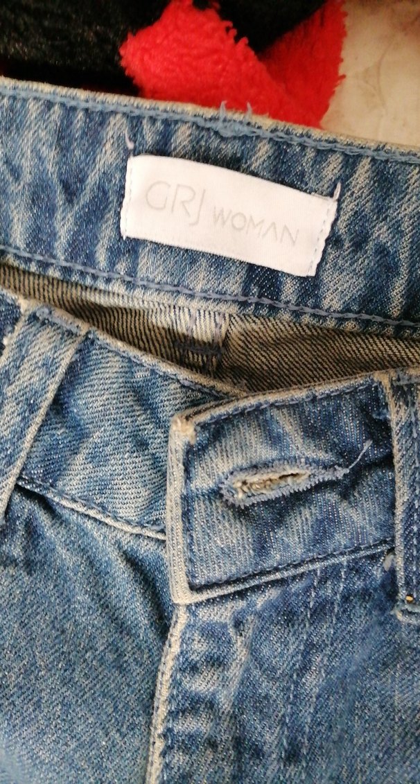 Gevşek Kesim Kadın Kot Pantolon - Görsel 2